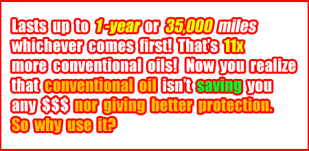 Long lasting oil
