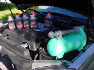 Amsoil synthetic transmission fluid  being used in 2003 Kia Sorento