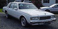 Suggested oil change belonging to 1988 CAPRICE vehicle